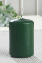 Stumpenkerze 6 x 4 cm Ø, jägergrün